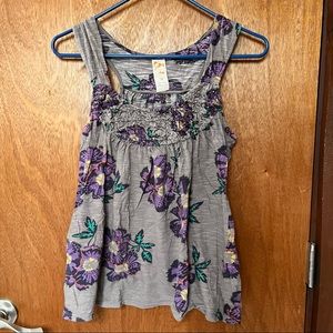 Anthropologie Floral Top